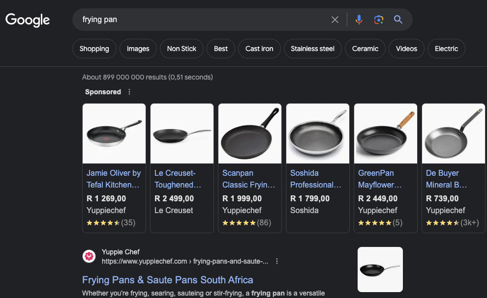 Google Shopping free